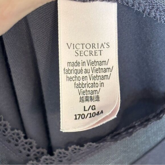 Victoria's Secret | Women's Purplish Grey Nightgown Nightie Pajamas Lace Size M - Picture 7 of 13